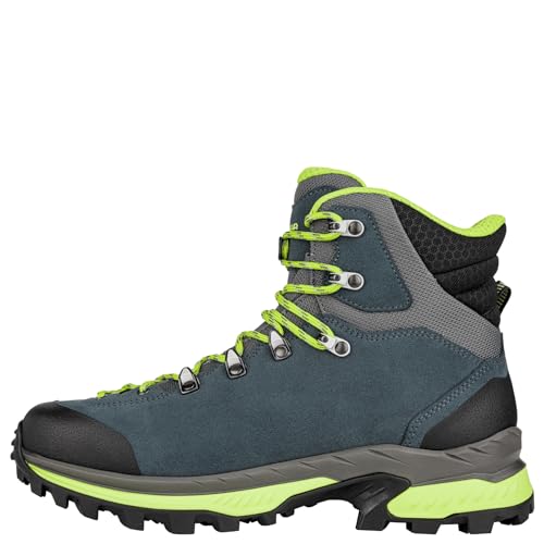 LOWA Herren Wanderschuhe Randir GTX MID 211770 Blau/Limone 47 von LOWA