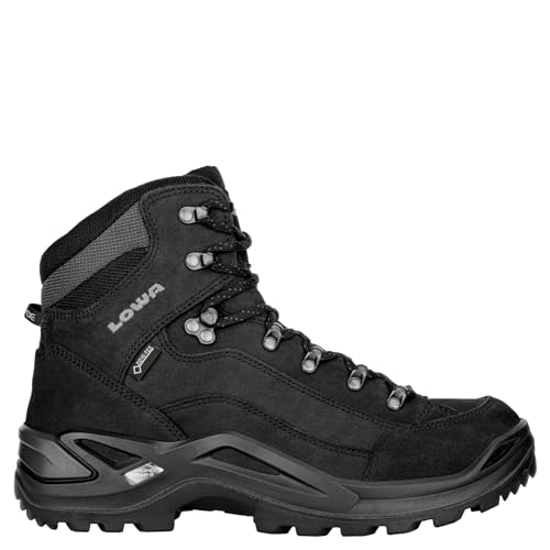 LOWA Stiefel mittel RENEGADE GTX MID tiefschwarz, 44 von LOWA