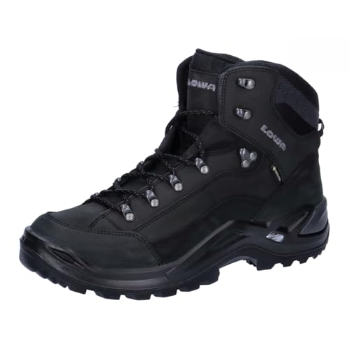 Lowa Herren Wanderschuhe Renegade GTX Mid 311945 Tiefschwarz 46.5 von Lowa