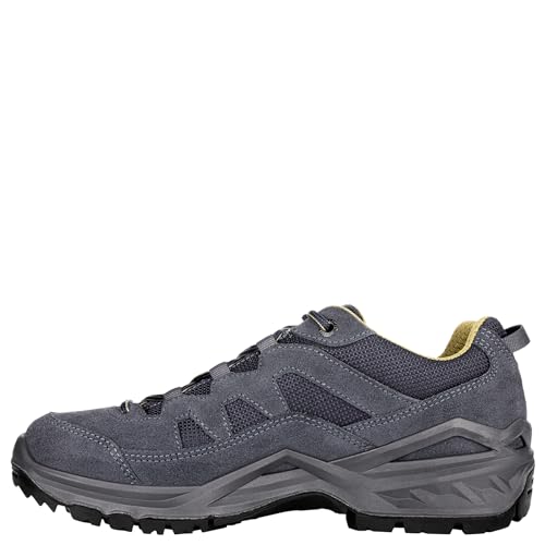 LOWA Herren Wanderschuhe Sirkos Evo GTX Low 310805 Stahlblau/Senf 40 von LOWA