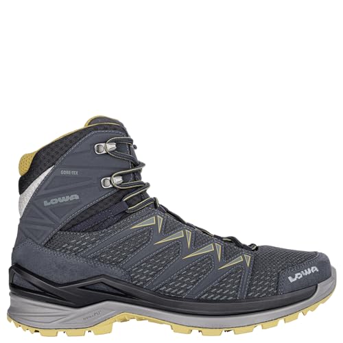 LOWA Stiefel mittel INNOX PRO GTX MID [2024] stahlblau/senf, 41.5 von LOWA