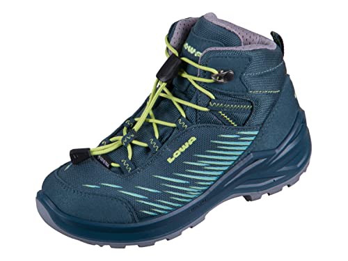 LOWA Jungen Outdoorschuhe, blau(petrolarktis (7400)), Gr. 25 von LOWA