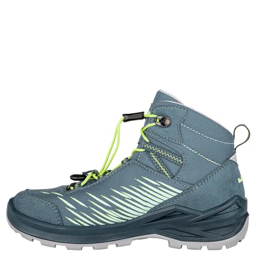 LOWA Stiefel mittel ZIRROX GTX MID JUNIOR petrol/arktis 28 von LOWA