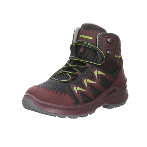 LOWA Jungen Schnürhalbschuhe Innox Pro GTX Mid Boots Synthetikkombination Kinderschuhe Uni von LOWA