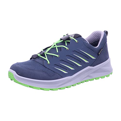 LOWA Axos GTX Lo Junior 36-40 Grau - Gore-Tex Komfortabler wasserdichter Kinder Gore-Tex Outdoorschuh, Größe EU 38 - von LOWA