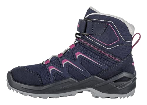 LOWA Stiefel mittel MADDOX WARM GTX MID navy/pink 31 von LOWA