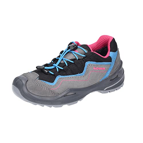 LOWA Robin Evo GTX Lo 36-40 Grau - Gore-Tex Bequemer stylischer Kinder Gore-Tex Multifunktionsschuh, Größe EU 36 - FA von LOWA