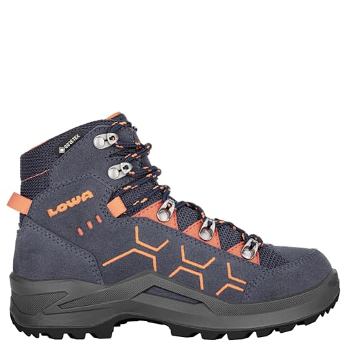 LOWA Stiefel mittel KODY EVO GTX MID JUNIOR [2024] stahlblau/orange, 33 von LOWA