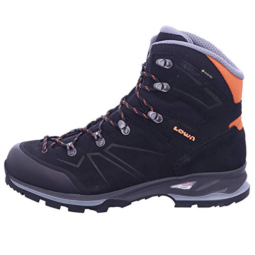 LOWA M Baldo Gtx Schwarz - Gore-Tex Robuster wasserdichter Gore-Tex Herren Trekkingschuh, Größe EU 46 - Farbe Schwarz von LOWA