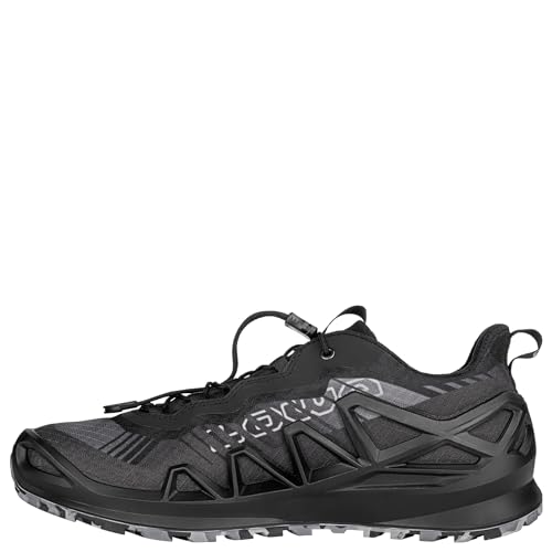 LOWA M Merger GTX Lo Schwarz - Gore-Tex Leichter sportlicher Herren Multi"Funk"ti"onsschuh, Größe EU 46 - Farbe Schwar von LOWA