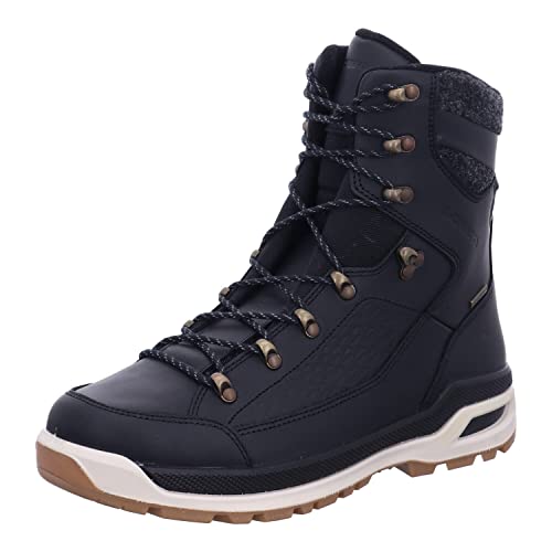 LOWA M Renegade Evo Ice GTX Schwarz - Gore-Tex Wasserdichter gefütterter Herren Gore-Tex Winterstiefel, Größe EU 46.5 von LOWA