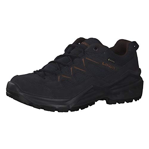 LOWA M Sirkos Evo GTX Lo Braun - Gore-Tex Leichter vielseitiger Herren Gore-Tex Multifunktionsschuh, Größe EU 46.5 - von LOWA