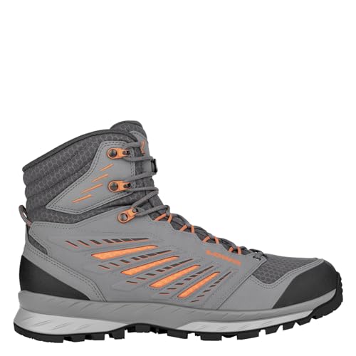 LOWA M Trek Evo GTX Mid Grau - Gore-Tex Leichter komfortabler Herren Gore-Tex Trekkingschuh, Größe EU 46 - Farbe Grau von LOWA