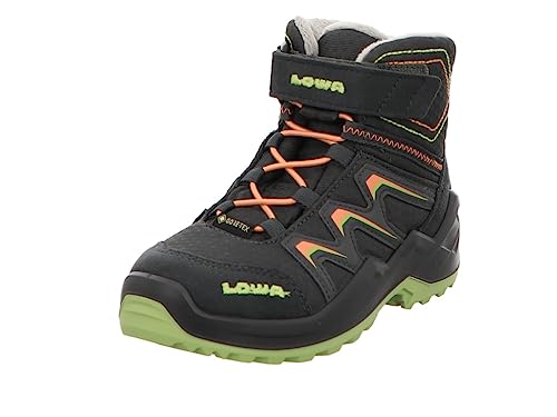 LOWA MADDOX WARM GTX MID, schwarz(graphitmint), Gr. 31 von LOWA