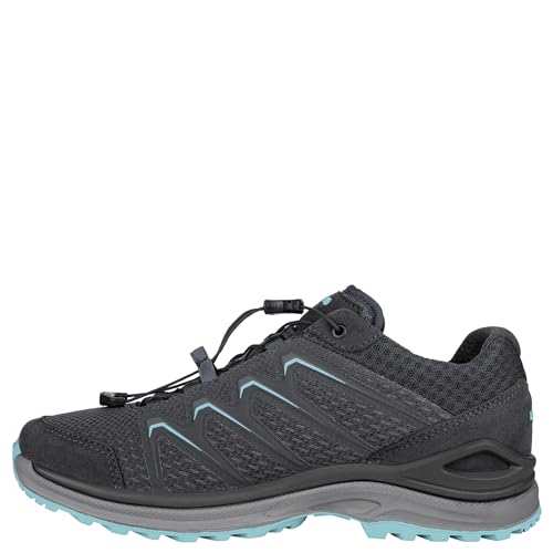 LOWA Maddox GTX Lo Ws Multifunktionsschuhe Graphit/hellblau UK 3,5 - EU 36,5 von LOWA