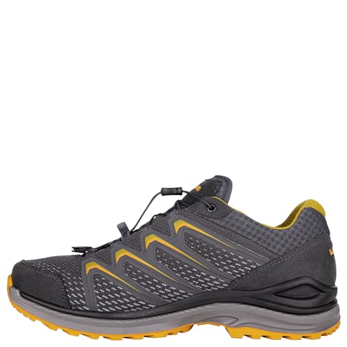 LOWA M Maddox GTX Lo Grau - Gore-Tex Leichter wasserdichter Herren Gore-Tex Multifunktionsschuh, Größe EU 46.5 - Farb von LOWA