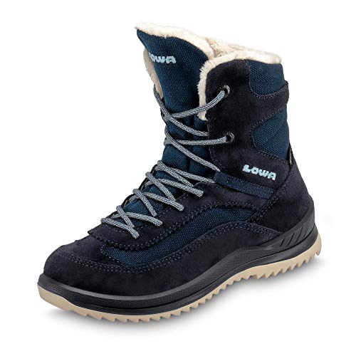 LOWA Mädchen Stiefel Schuhe Ella GTX Boots Leder-/Textilkombination Kinderschuhe uni kidanella gtx ice blau wasserdicht goretex von LOWA