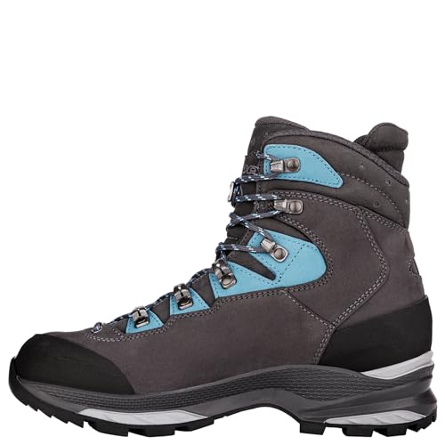 LOWA Stiefel mittel MAURIA EVO GTX Ws anthrazit/türkis 39 von LOWA