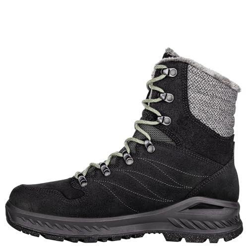 LOWA W Nabucco GTX Schwarz - Gore-Tex Wasserdichter Warmer Damen Gore-Tex Winterstiefel, Größe EU 39.5 - Farbe Schwar von LOWA