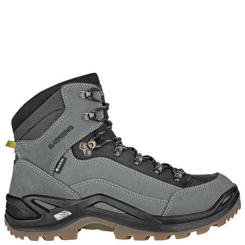 LOWA Renegade GTX MID Unisex Wanderstiefel Outdoor Goretex grau, Schuhgröße:41.5 EU von LOWA