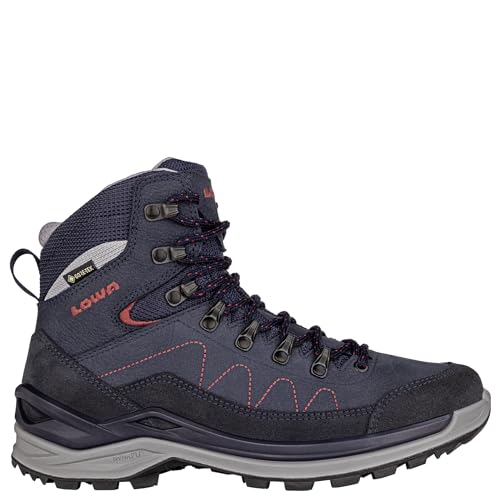 LOWA Stiefel mittel TORO PRO GTX MID Ws navy/rotholz, 42 von LOWA