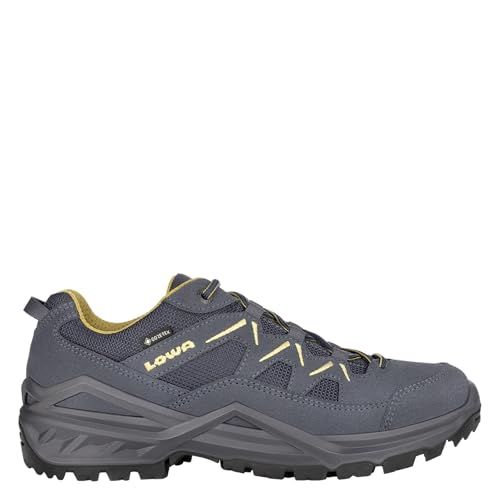 LOWA Halbschuh SIRKOS EVO GTX LO stahlblau/senf, 46.5 von LOWA