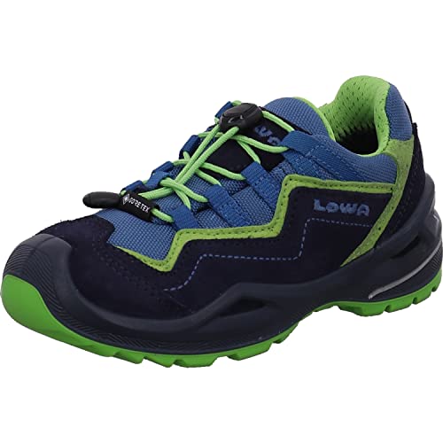 LOWA Jungen Schnürhalbschuhe Robin Evo GTX Lo Outdoorschuh Leder-/Textilkombination Kinderschuhe Uni Kinderschuhe Jungenschuhe Kids von LOWA