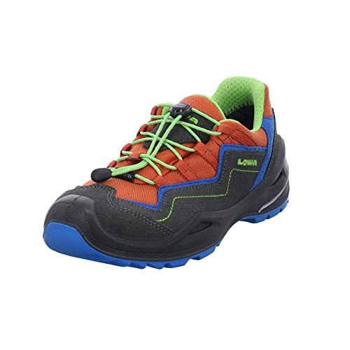 LOWA Jungen Schnürhalbschuhe Robin Evo GTX Lo Outdoorschuh Leder-/Textilkombination Kinderschuhe Uni Kinderschuhe Jungenschuhe Kids von LOWA