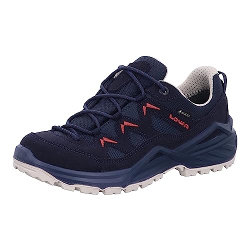 LOWA Halbschuh SIRKOS EVO GTX LO Ws [2024] navy/rotholz, 43.5 von LOWA