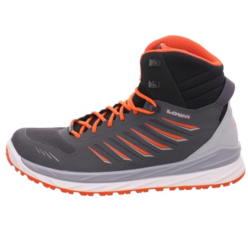 LOWA Stiefel mittel AXOS GTX MID Graphit/Flame 44.5 von LOWA