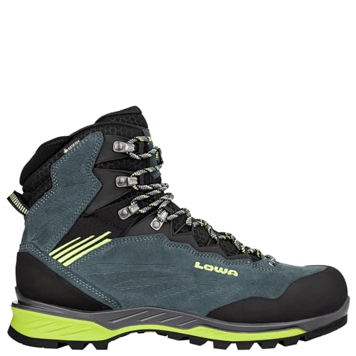 LOWA Stiefel mittel Cadin II GTX MID stahlblau/Limone 47 von LOWA PROFESSIONAL