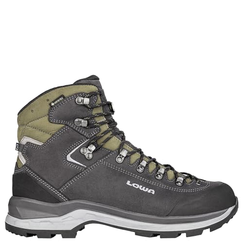 LOWA Stiefel mittel RANGER GTX [2024] anthrazit/oliv, 43.5 von LOWA