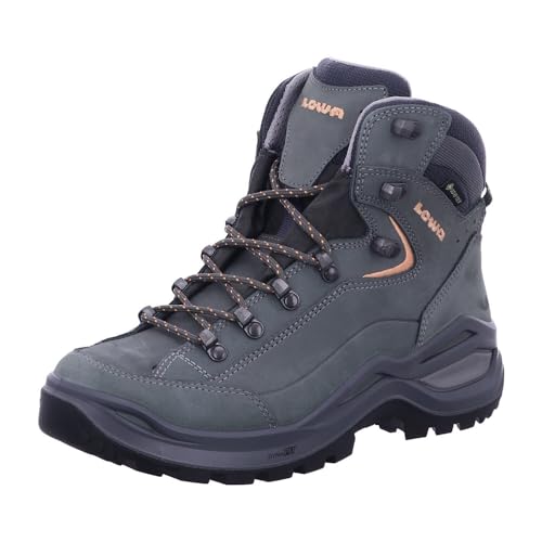 LOWA Stiefel mittel RENEGADE EVO GTX MID Ws W graphit/aprikose, 40 von LOWA