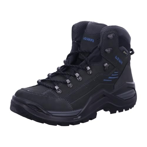LOWA Stiefel mittel RENEGADE EVO GTX MID anthrazit/stahlbla, 45 von LOWA