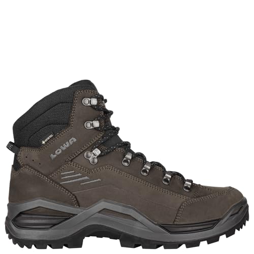 LOWA Stiefel mittel RENEGADE EVO GTX MID dunkelbraun/schwarz, 45 von LOWA