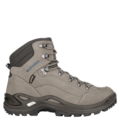 LOWA Stiefel mittel RENEGADE GTX MID Ws stein/blau 38 von LOWA PROFESSIONAL