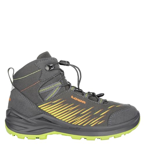 LOWA Stiefel mittel ZIRROX GTX MID JUNIOR anthrazit/flame, 33 von LOWA