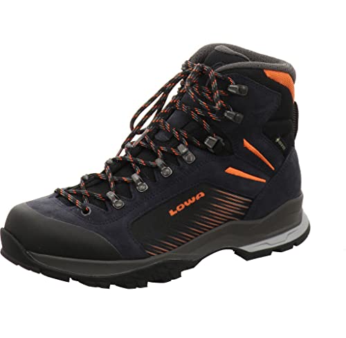 LOWA VIGO GTX MID Herren Wanderstiefel Trekkingschuh Outdoor Goretex 210708 Blau, Schuhgröße:42 EU von LOWA