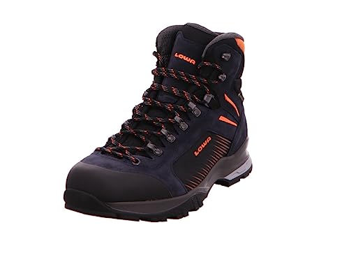 LOWA VIGO GTX MID Herren Wanderstiefel Trekkingschuh Outdoor Goretex 210708 Blau, Schuhgröße:47 EU von LOWA