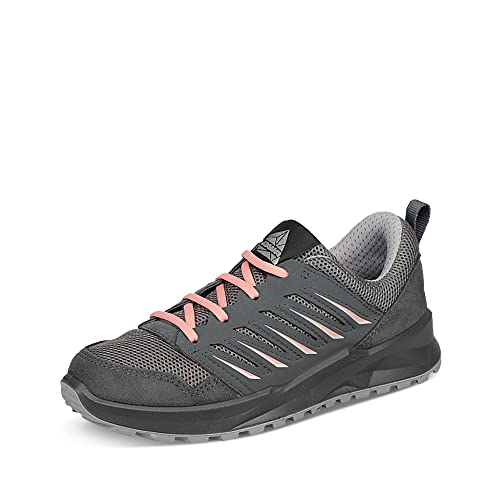 LOWA Vento Junior 640128 Kinder Outdoorschuh Synthetik Textil Gummisohle, Groesse 37, anthrazit/rosa von LOWA