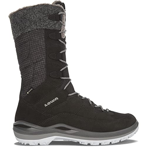 LOWA W Alba Iii GTX Schwarz - Gore-Tex Wasserdichter Warmer Damen Gore-Tex Winterstiefel, Größe EU 37 - Farbe Schwarz von LOWA