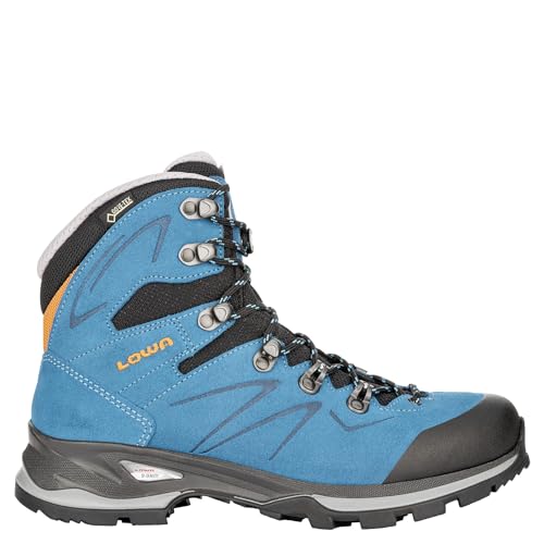 LOWA W Badia GTX Blau - Gore-Tex Robuster wasserdichter Damen Gore-Tex Trekkingschuh, Größe EU 37.5 - Farbe Türkis - von LOWA