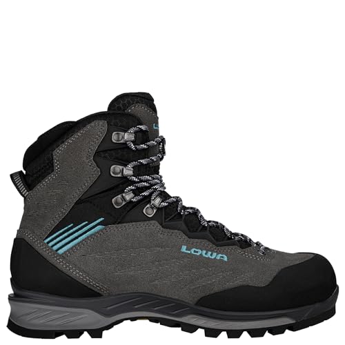 LOWA W Cadin Ii GTX Mid Grau - Gore-Tex Wasserdichter vielseitiger Damen Gore-Tex Bergschuh, Größe EU 41.5 - Farbe An von LOWA