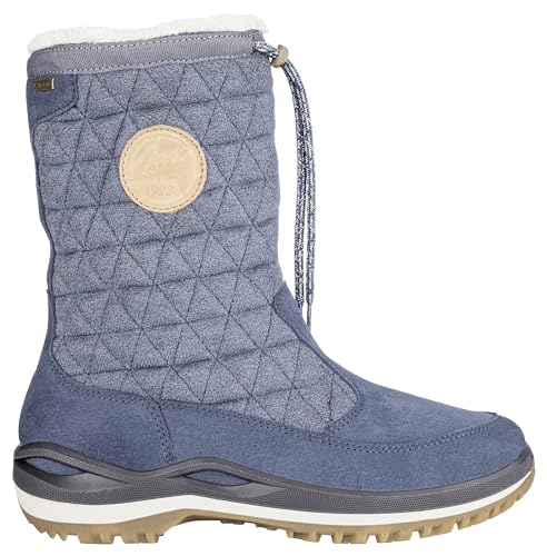 LOWA W Fedaia GTX Blau - Gore-Tex Modischer Warmer Damen Gore-Tex Winterstiefel, Größe EU 37.5 - Farbe Stahlblau von LOWA