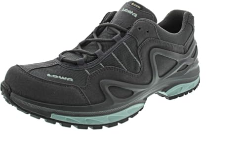 LOWA W Gorgon GTX Grau - Gore-Tex Sportlicher Damen Gore-Tex Outdoor-Fitnessschuh, Größe EU 37 - Farbe Graphit - Jade von LOWA