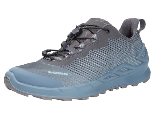 LOWA W Merger GTX Lo Blau - Gore-Tex Leichter sportlicher Damen Multi"Funk"ti"onsschuh, Größe EU 42.5 - Farbe Hellblau von LOWA PROFESSIONAL