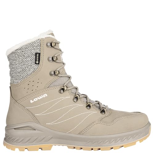 LOWA W Nabucco GTX Braun - Gore-Tex Wasserdichter Warmer Damen Gore-Tex Winterstiefel, Größe EU 39 - Farbe Sand - Bei von LOWA