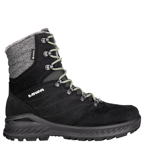 LOWA W Nabucco GTX Schwarz - Gore-Tex Wasserdichter Warmer Damen Gore-Tex Winterstiefel, Größe EU 42.5 - Farbe Schwar von LOWA