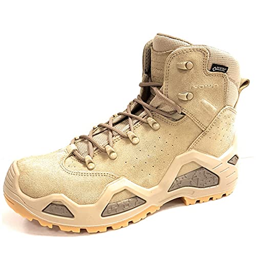 LOWA M Z-6s Gtx C Beige - Gore-Tex Robuster leichter Herren Gore-Tex All-Terrain-Stiefel, Größe EU 46 - Farbe Desert von LOWA