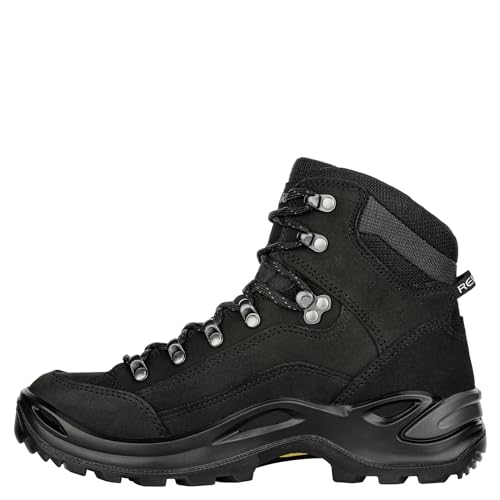 Lowa Herren Renegade GTX Mid Nubuck Deep Black Stiefel 42.5 EU von LOWA